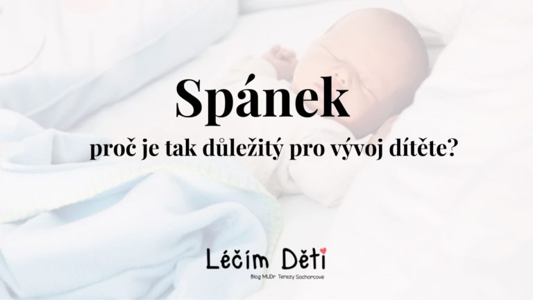 spánek u dětí